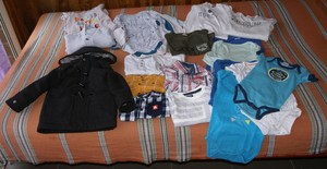 Lot De 22 Vetements Bebe Garcon 24 36 Mois Manteau Bodys Pyjamas Ebay