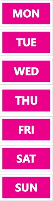 Calendar Days of The Week Magnets By DCM Solutions