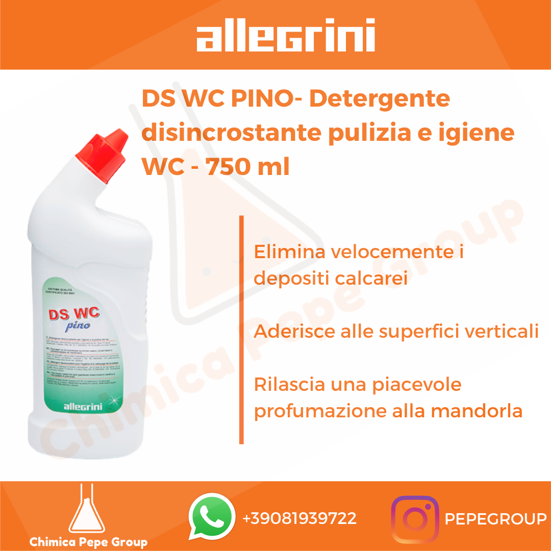 DS WC PINO 12X750ml Allegrini - Detergente DISINCROSTANTE WC