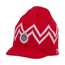 chivas de Guadalajara Visor Beanie hat cap  Winter Skull Cap authentic official 
