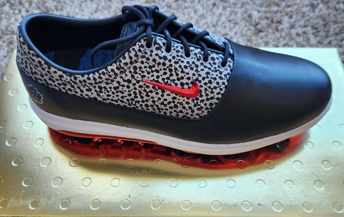 Nike Air Zoom Victory Tour NRG Mens Golf Shoe, Black/Red Sz