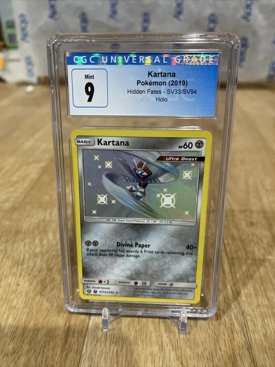 Pokemon Hidden Fates Shiny Rare Kartana SV33 