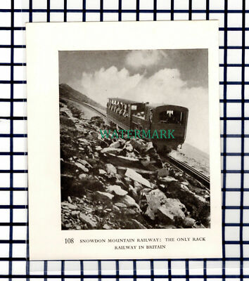 C6701) Lynton Barnstaple Railway / Snowdon Mountain Railway - 1947 Zuschnitt