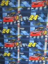NASCAR Jeff Gordon 24 Springs Industries VTG 2003 RARE COTTON FABRIC SBTY NE