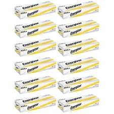 288 Energizer Industrial AAA Alkaline Batteries (EN92, LR03, Triple A)