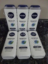 6 Nivea Men SENSITIVE 3in1 with Bamboo Extract Soothes Skin Body Wash 16.9 FL oz