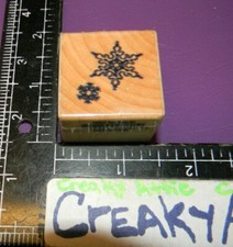 SNOWFLAKES RUBBER STAMP STAMPEDE 70201/2 CREAKYATTIC
