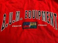 Vintage B.U.M Equipment Hoodie, New with Tags RARE  