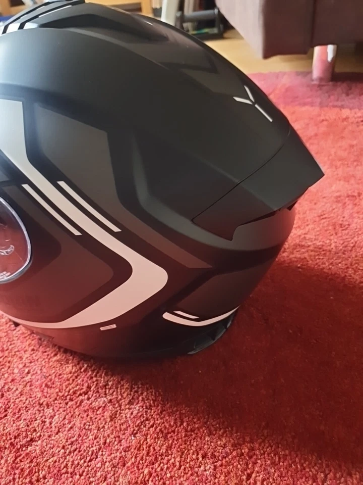 NOLAN Motorradhelm N80-8 Ally N-Com schwarz weiß matt - Größenwahl UVP 299,99€ - Bild 4 von 4