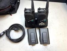 2 vintage Motorola Visar UHF  radios with accessories, collector items