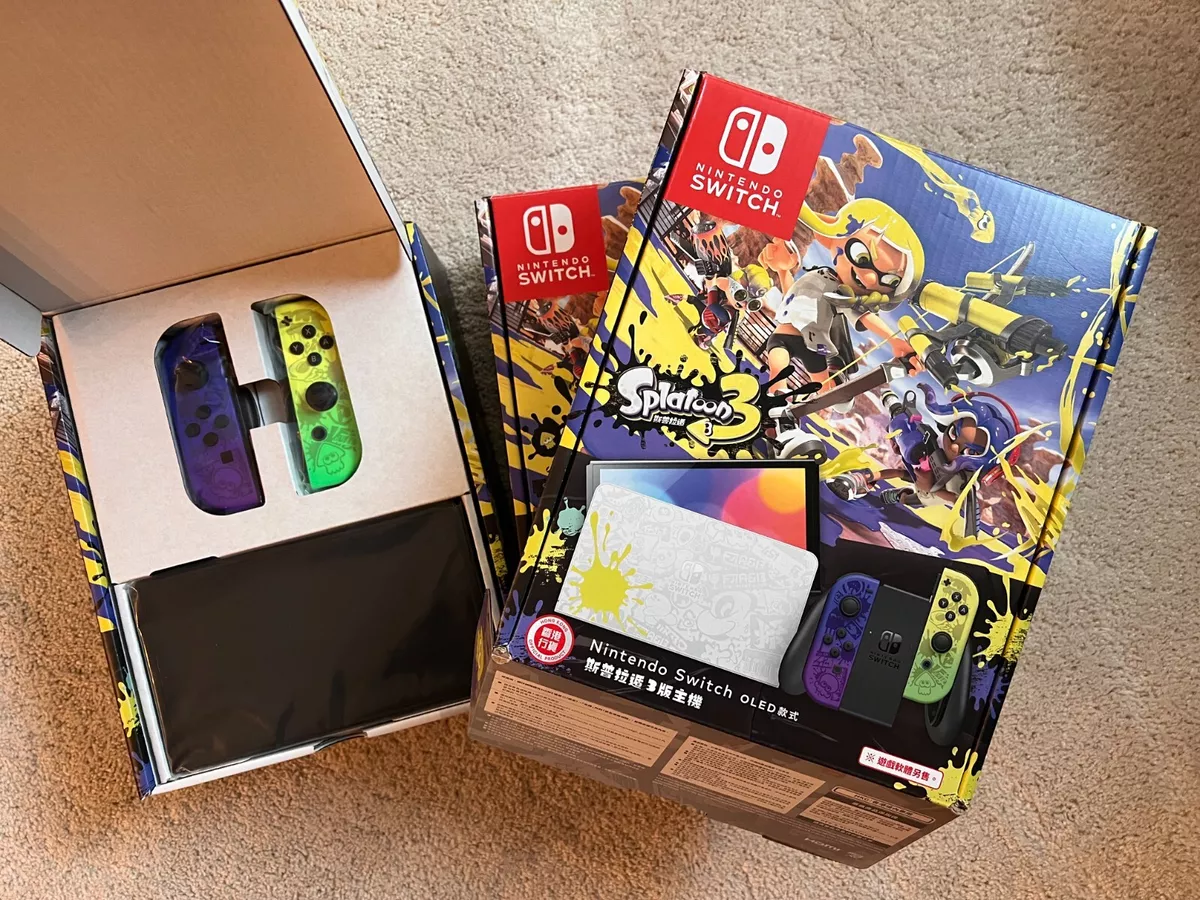 Console Nintendo Switch Oled Splatoon 3 Special Edition