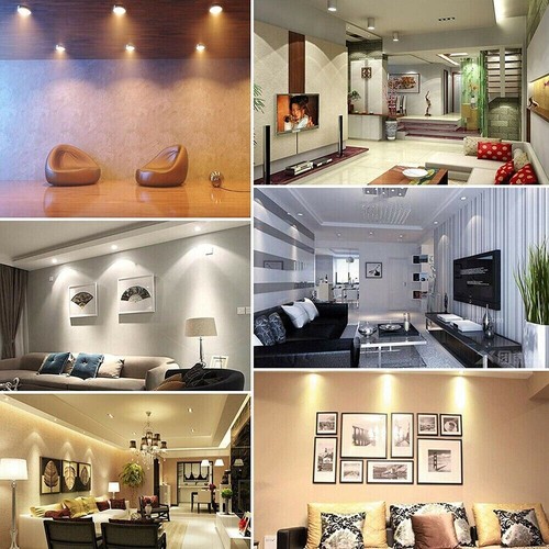 3W LED Recessed Ceiling Spotlights Fixed Sqaure Downlights For Kitchen Bedroom - Picture 6 of 6