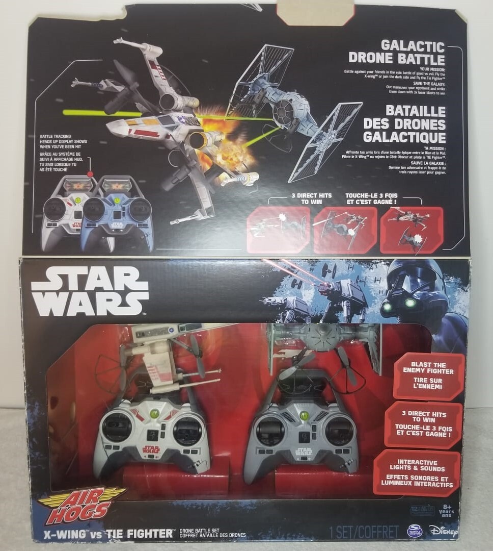 X-Wing TIE Fighter Star Wars Spinmaster AirHogs