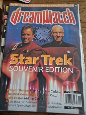 Dream Watch STAR TREK Souvenir Edition No.38 Oct 1997 + Poster Inside 