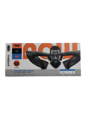 New York Knicks Ticket Stub Feb 4, 2012 - START OF LINSANITY!! 25 Point LIN GAME