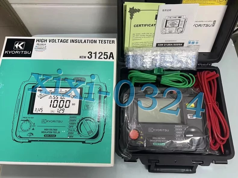NEW KYORITSU KEW3125A Digital High Voltage Insulation Tester DHL Fast delivery - Image 2 of 4