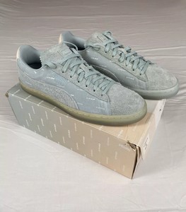 puma suede mint green