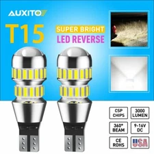 AUXITO CANBUS LED Backup Reverse Light Bulb 921 912 T15 Bulbs Lamps 6000K White