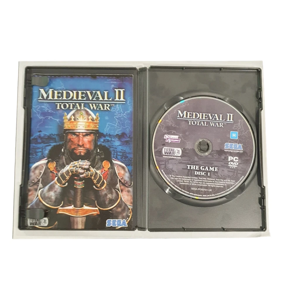 Medieval 2 Total War PC DVD ROM SEGA Game Real Time Strategy Battle War Tactics - Image 4 of 4