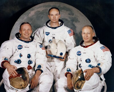 Apollo 11 Crew Portrait ENHANCED