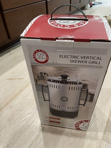 Chef’s Counters Stainless Steel Electric Vertical Skewer Grill Open Box - 第 1/7 張圖片