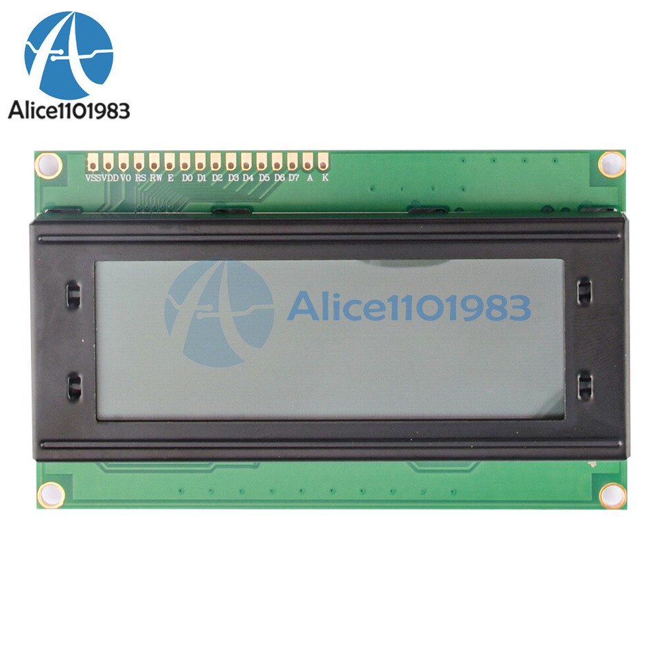 LCD 20x4 LCD1602/2004A I2C GIALLO/BLU Modulo Display - Foto 7