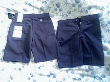 Set Of 2 Boys Tom Sawyer Navy School Uniform Shorts Size 10