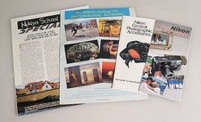 NIKON ACCESSORIES, ZOOM TOUCH, AND ASSORTED LITERATURE
