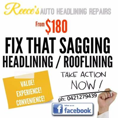 Reece 39 S Auto Headlining Repairs 47 Fix Sagging Car