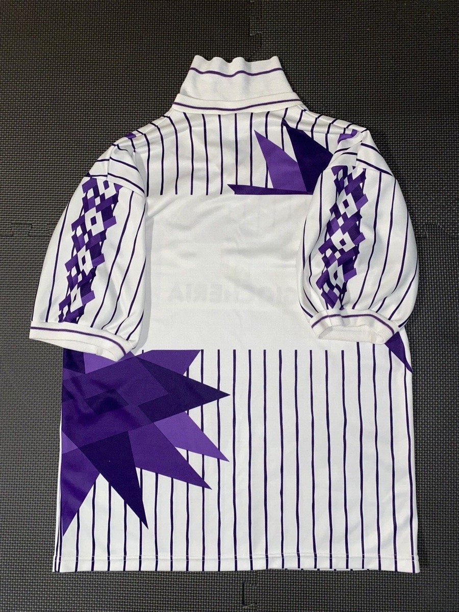 VTG Retro Fiorentina 1991-92 Away Lotto Soccer Jersey Football