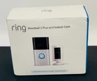 Ring Video Doorbell 3 Plus with Night Vision & Indoor Cam, New/Sealed