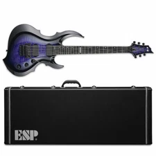 ESP E-II FRX Reindeer Blue Electric Guitar + Hardshell Case Brand New - EII E-2