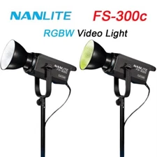 Nanlite FS-300C 300W RGBW LED Video COB Light Full Color APP Control 2700K-7500K