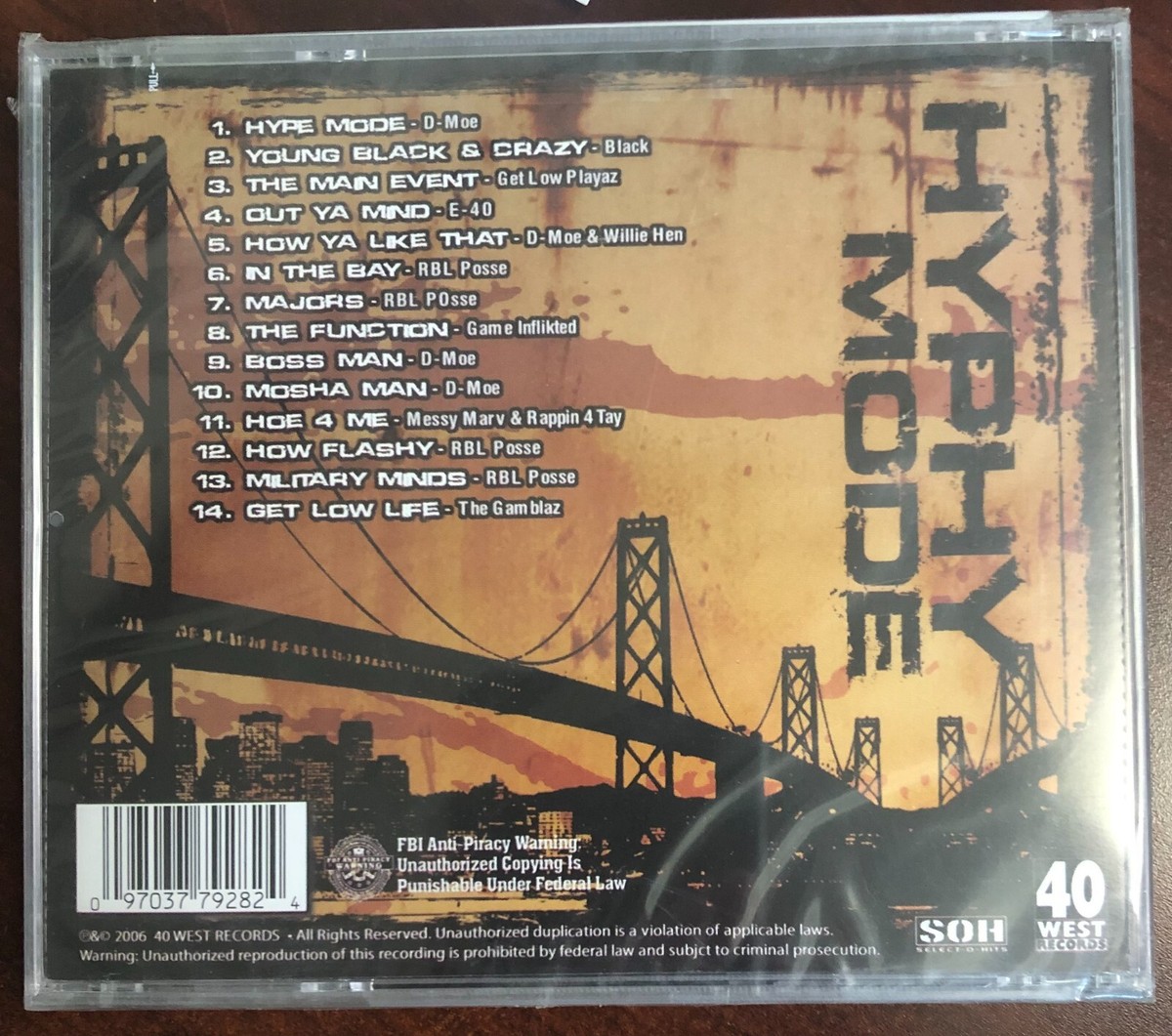 West Coast Rap CD Compilation - Hyphy Mode 