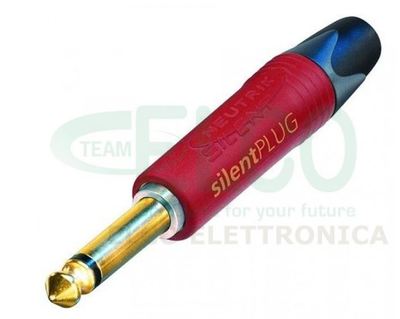 Neutrik NP2X-AU-SILENT Stecker Jack 6,3 MM Mono Mit Silent Schalter Typ Schilf
