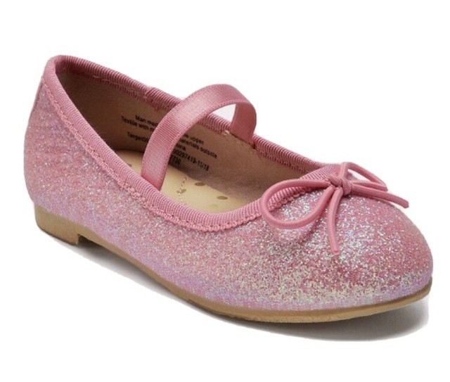 glitter ballet flats for toddlers