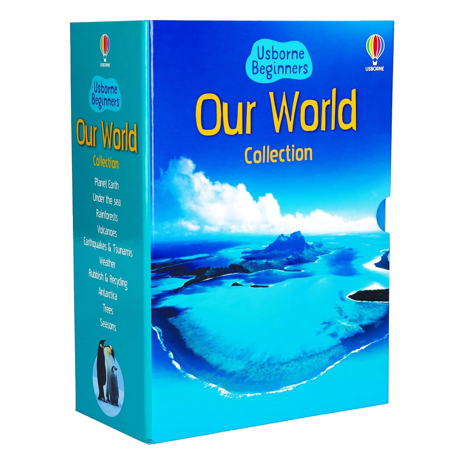 Usborne Beginners Our World 10 Books Box Collection Set Weather, Antactica