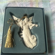 Lenox Angel Hanging Porcelain Christmas Ornam...