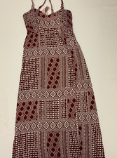 NWT Forever 21 Contemporary Women's Red & White Maxi Dress SZ XL