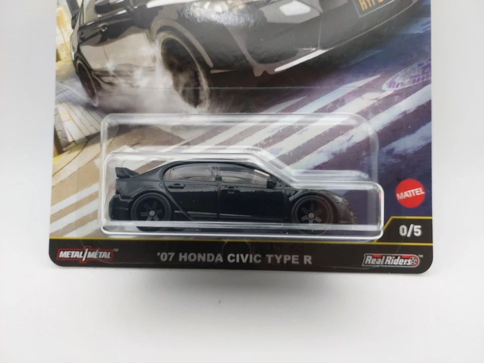 Hot Wheels 2007 Honda Civic Type R 0/5 CHASE 2025 Car Culture Ronin Run II - Immagine 2 di 3