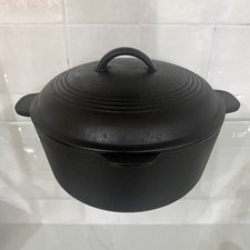 Vintage Renfrow Ware LA #3 Cast Iron Dutch Oven With Lid