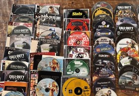 Mixed Lot of 215 Loose Untested Video Game Discs, Scratched Untested AS IS Lot