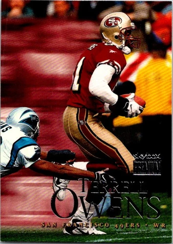 1999 SkyBox Premium #198 Terrell Owens football card 10T