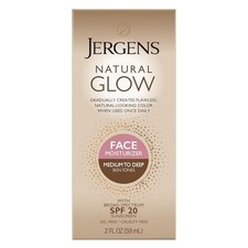Jergens Natural Glow Self Tanner Face Moisturizer Assorted Colors , Styles