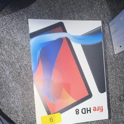 Amazon Fire HD 8 Tablet 8in Black Wi-Fi Charger Included Amazon Fire Series