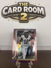 2025 Topps Chrome Football Leather Refractor Chris Olave