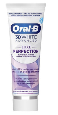 12x Oral B Zahnpasta 3D White Advanced Luxe Perfection Whitening Zahnpasta 75 ml