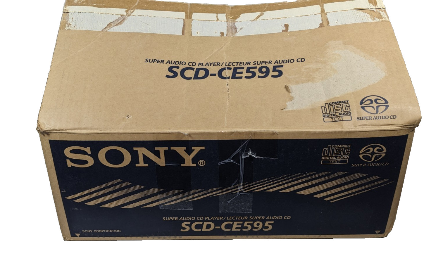 Scd-ce595 Super Audio Cd Player 5 Disc Changer No Remote - T
