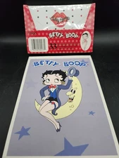 Betty Boop Stationary 66 Sheets Paper & 33 Envelopes Cresent Moon Vintage 2002