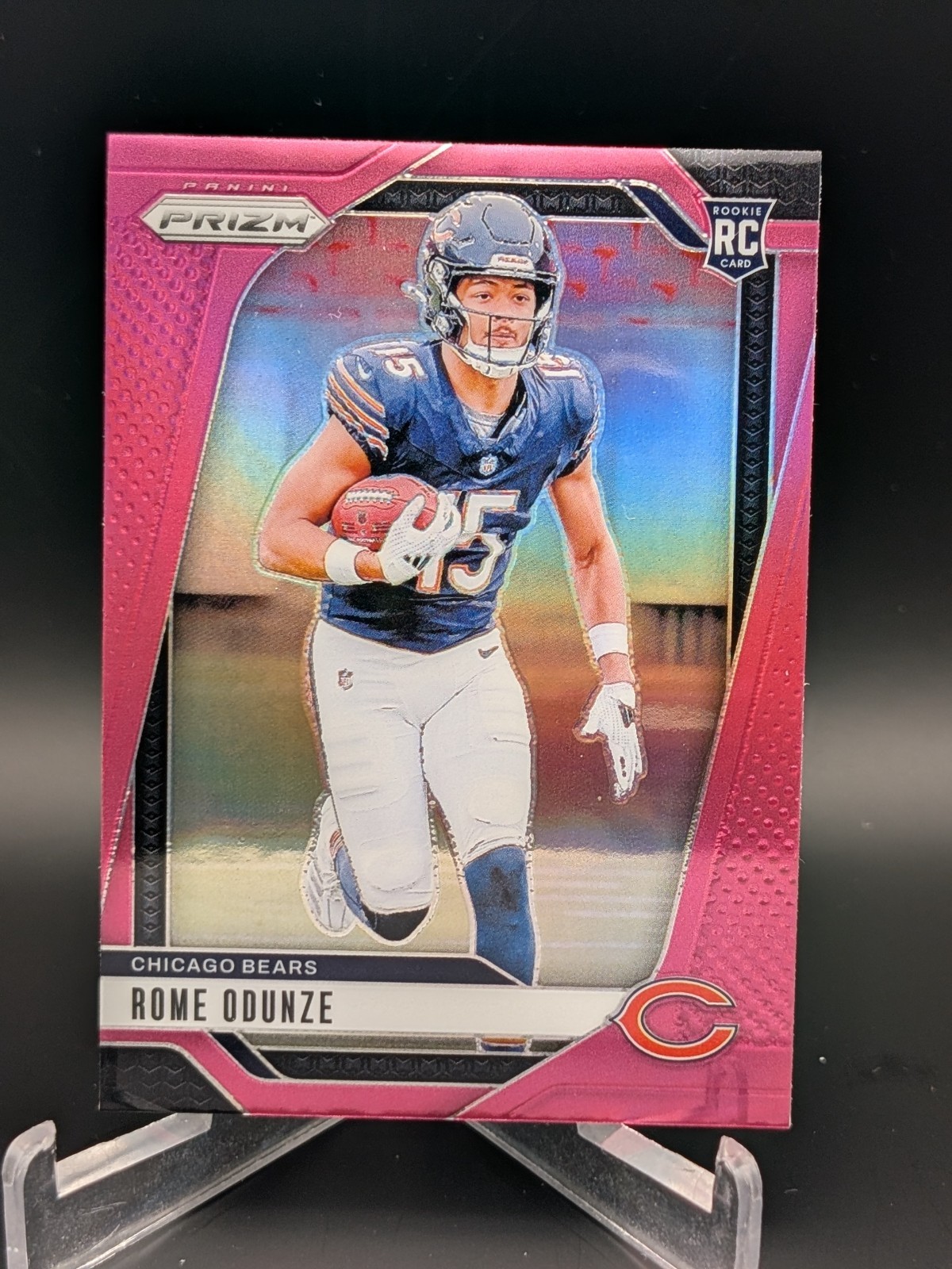 2024 Panini Prizm - Rookies Rome Odunze #385 Pink Prizm (RC)